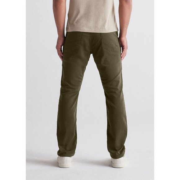 DU/ER Army Green No Sweat Relaxed Taper Pants Strechy Comfortable 27x30 - Picture 3 of 16